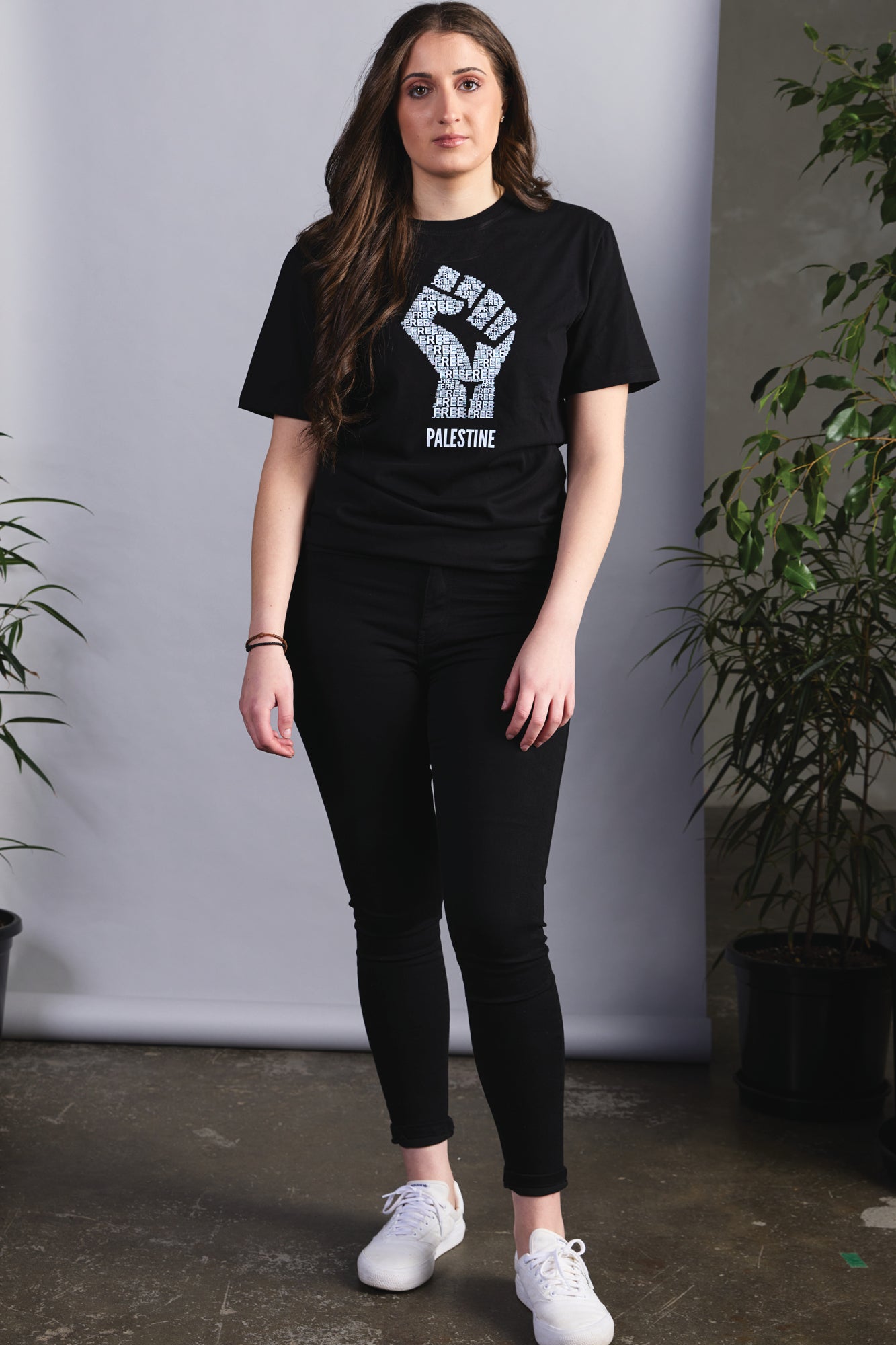 Unisex Free Palestine Tee - Black