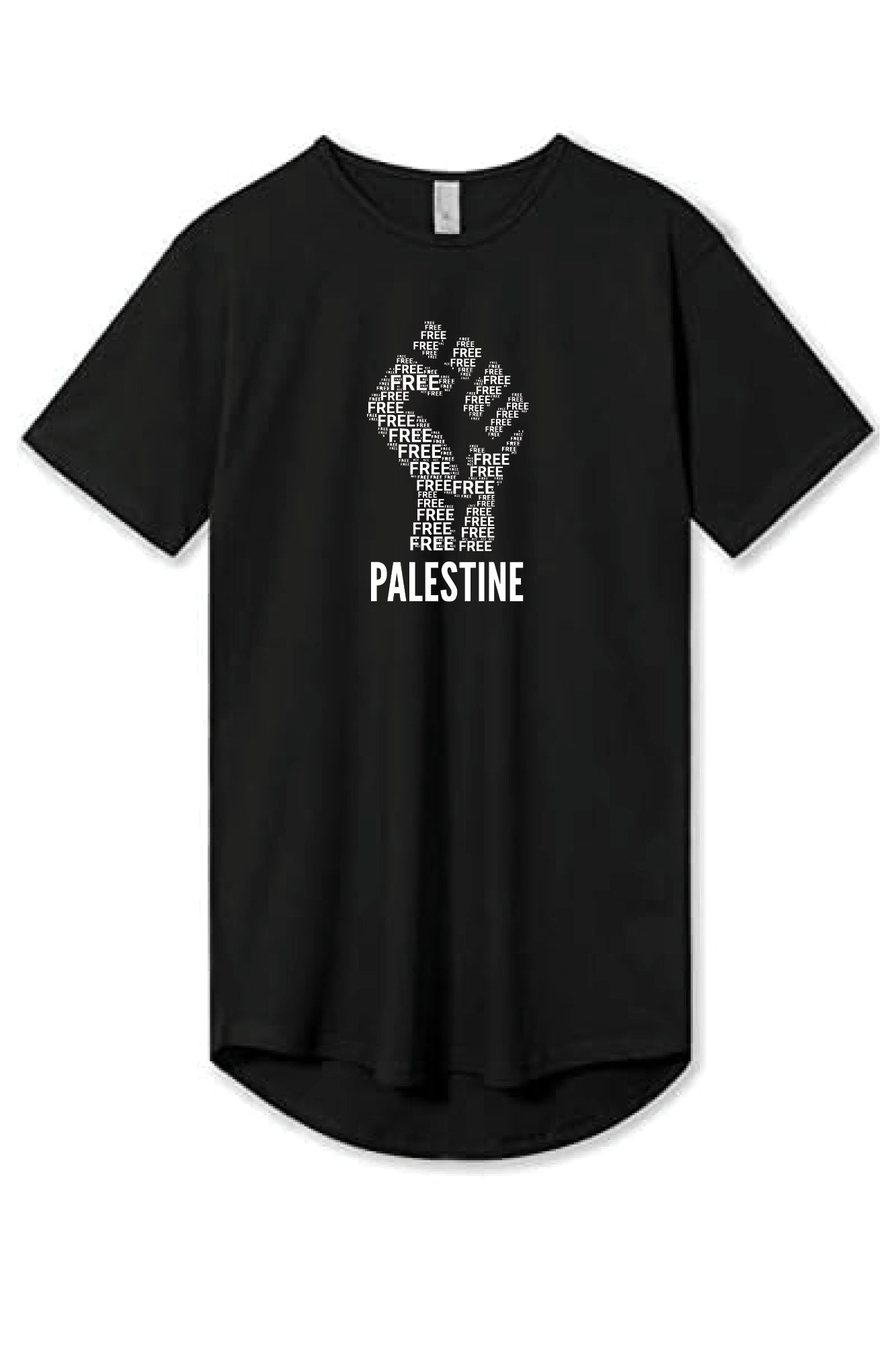 Unisex Free Palestine Tee - Black